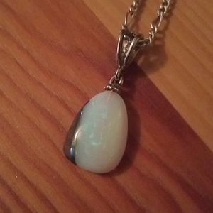 REAL OPAL GEM NECKLACE